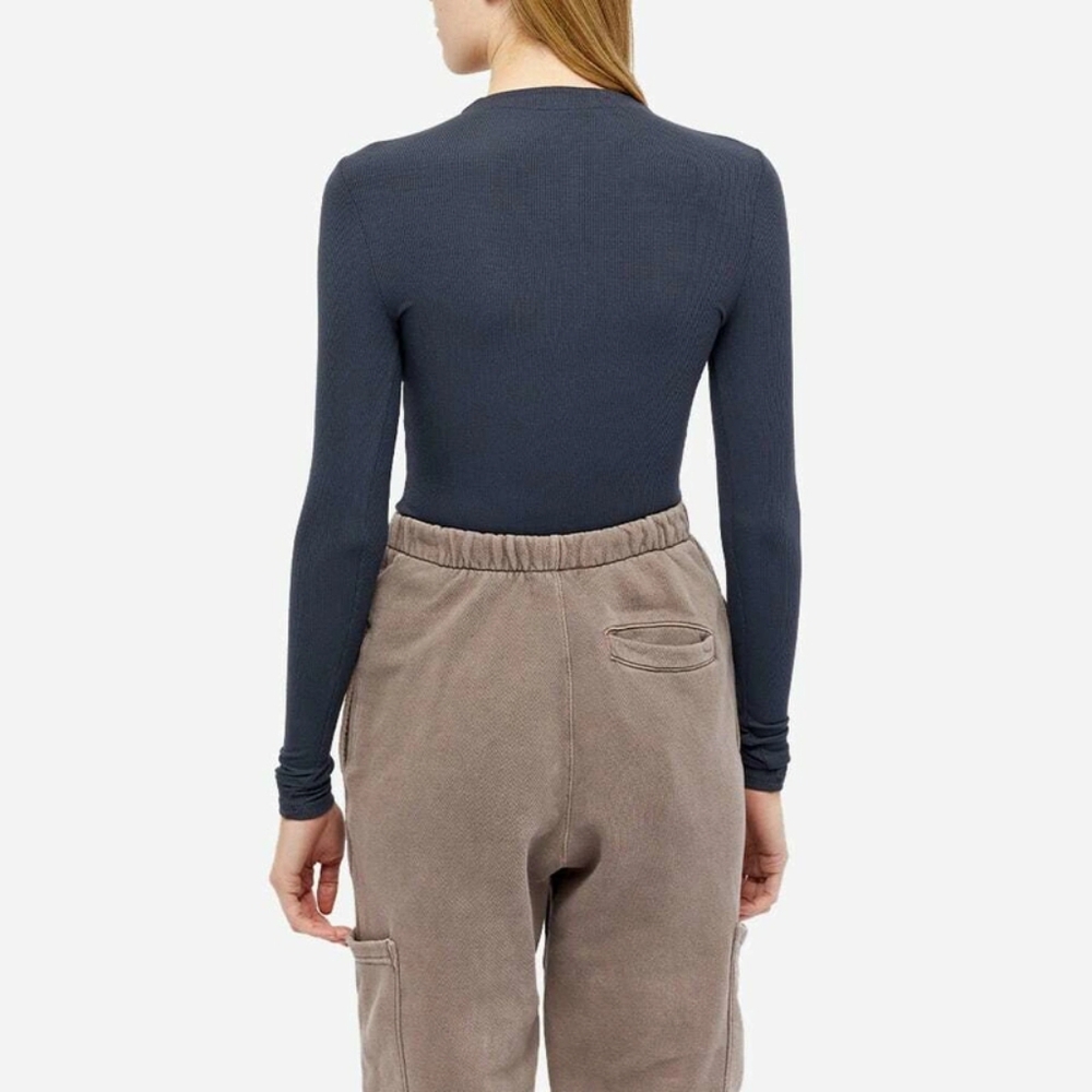 Joah Brown | Invisible Zip Shirt In Vintage Navy S/M - Picture 2 of 3